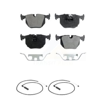 Rear Ceramic Disc Brake Pads And Wear Sensors Kit For 2004-2010 BMW X3 KTW-101244