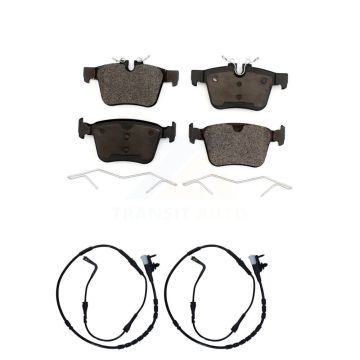 Rear Ceramic Disc Brake Pads And Wear Sensor Kit For Jaguar F-Pace Land Rover Range Velar KTW-101245