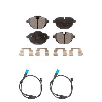 Rear Ceramic Disc Brake Pads And Wear Sensors Kit For BMW X3 KTW-101286