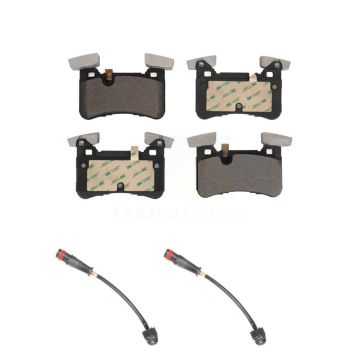 Rear Ceramic Disc Brake Pads And Wear Sensors Kit For Mercedes-Benz C63 AMG E63 S CLS63 KTW-101302