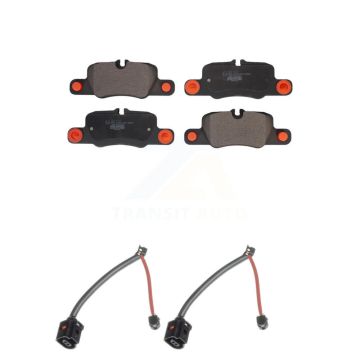 Rear Ceramic Disc Brake Pads And Wear Sensors Kit For Porsche Panamera KTW-101315