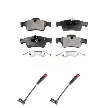 Rear Ceramic Brake Pad & Wear Sensor Kit For Mercedes-Benz ML350 R350 G63 AMG GL450 ML500 KTW-101328