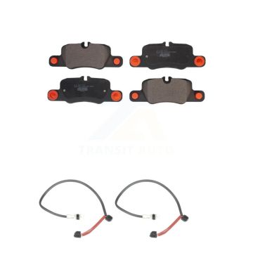 Rear Ceramic Disc Brake Pad & Wear Sensor Kit For 2013 Porsche 911 3.8L with Turbocharged KTW-101340