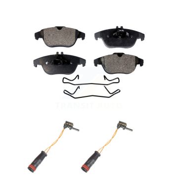 Rear Ceramic Brake Pad And Wear Sensor Kit For Mercedes-Benz C300 GLK350 GLK250 E350 C350 KTW-101342