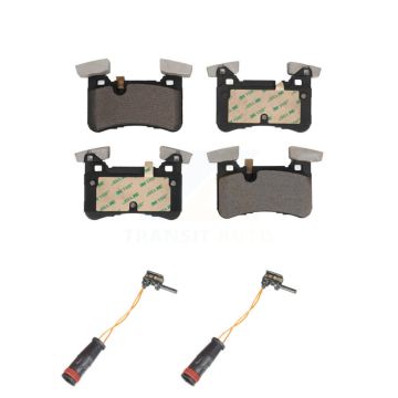 Rear Ceramic Disc Brake Pads And Wear Sensors Kit For 2016-2017 Mercedes-Benz C63 AMG S KTW-101348