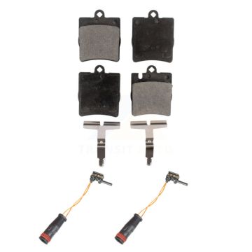 Rear Ceramic Brake Pad And Wear Sensor Kit For Mercedes-Benz SLK350 C230 C280 CLK320 C320 KTW-101352
