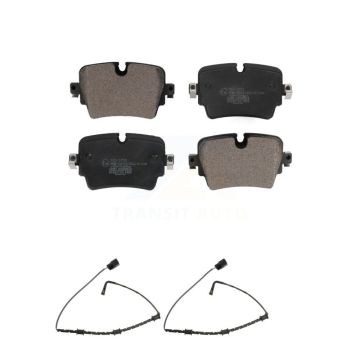 Rear Ceramic Brake Pad Wear Sensor Kit For 18-19 Jaguar XJ RWD with 5.0L Disc rear brakes KTW-101363