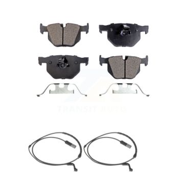 Rear Ceramic Disc Brake Pads And Wear Sensors Kit For BMW X5 X6 KTW-101382