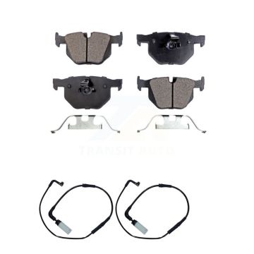 Rear Ceramic Brake Pad And Wear Sensor Kit For BMW 530i 530xi 528i xDrive 525i 535i 535xi KTW-101391