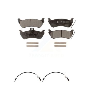 Rear Ceramic Disc Brake Pads And Wear Sensors Kit For Mercedes-Benz ML320 ML350 ML430 KTW-101393