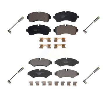 Front Rear Ceramic Brake Pad And Wear Sensor Kit For Freightliner Sprinter 2500 3500 1500 KTW-101463