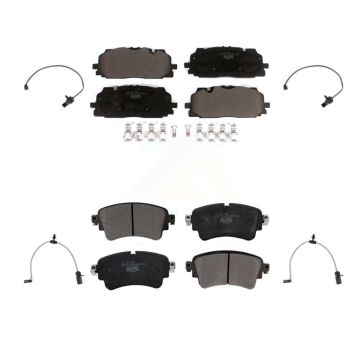 Front Rear Ceramic Brake Pad And Wear Sensor Kit For Audi A6 Quattro A7 Sportback allroad KTW-101531