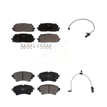 Front Rear Ceramic Brake Pad And Wear Sensor Kit For Audi A6 Quattro A7 Sportback allroad KTW-101551