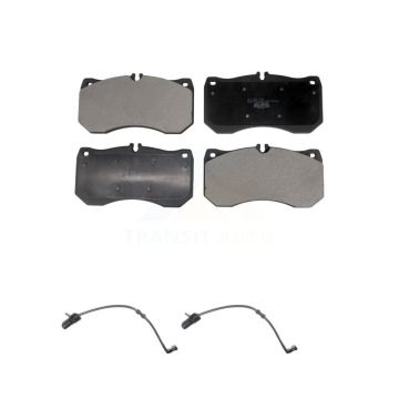 Front Ceramic Disc Brake Pads And Wear Sensors Kit For Audi A7 Quattro A8 KTW-101554