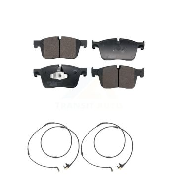 Front Ceramic Disc Brake Pad And Wear Sensor Kit For Jaguar F-Pace Land Rover Range Velar KTW-101558