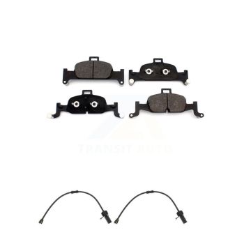 Front Ceramic Brake Pad And Wear Sensor Kit For 2020 Audi Q5 2.0L Without Brembo Calipers KTW-101561