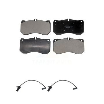 Front Ceramic Disc Brake Pads And Wear Sensors Kit For Audi S6 S7 S8 KTW-101565