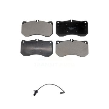 Front Ceramic Disc Brake Pads And Wear Sensors Kit For Audi S6 S7 S8 KTW-101575