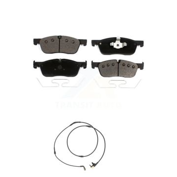 Front Ceramic Disc Brake Pad And Wear Sensor Kit For Jaguar F-Pace Land Rover Range Velar KTW-101581