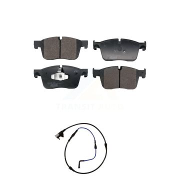 Front Ceramic Disc Brake Pads And Wear Sensors Kit For Jaguar XE XF KTW-101583