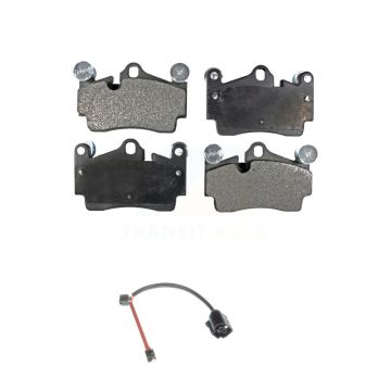 Rear Ceramic Brake Pad And Wear Sensor Kit For Audi Q7 Porsche Cayenne Volkswagen Touareg KTW-101598