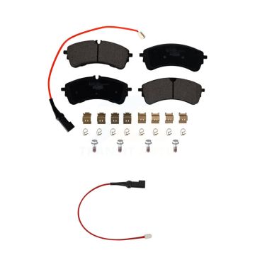 Rear Ceramic Disc Brake Pads And Extra Wear Sensors Kit For Ford Transit-350 HD KTW-101599