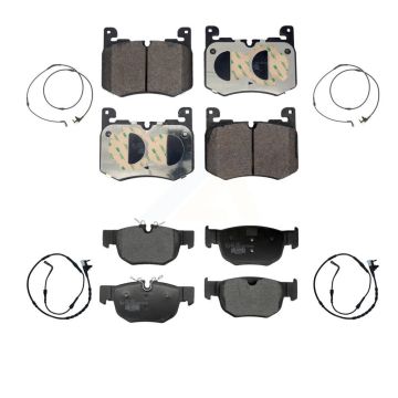 Front Rear Ceramic Brake Pad And Wear Sensor Kit For Jaguar F-Pace Land Rover Range Velar KTW-101603