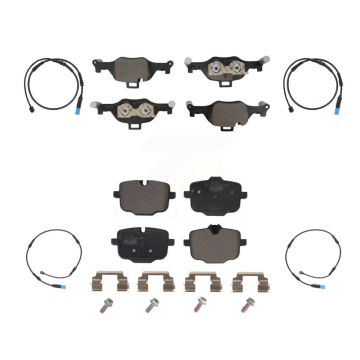Front Rear Ceramic Disc Brake Pads And Wear Sensor Kit For BMW X5 X6 With Standard Brakes KTW-101609
