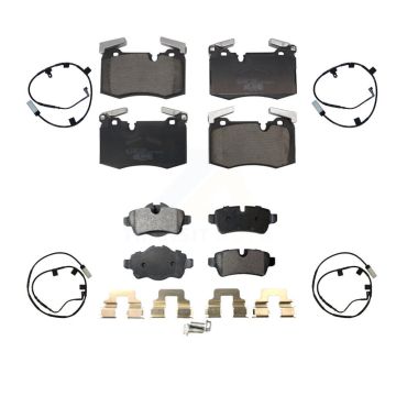 Front Rear Ceramic Disc Brake Pads And Wear Sensors Kit For Mini Cooper KTW-101630