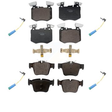 Front Rear Ceramic Disc Brake Pads And Wear Sensors Kit For Mercedes-Benz GLC300 KTW-101635