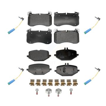 Front Rear Ceramic Brake Pads Wear Sensor Kit For Mercedes-Benz GLS450 With Sport Package KTW-101639