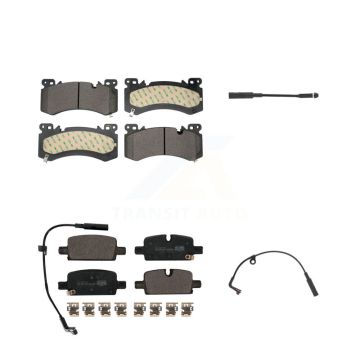 Front Rear Ceramic Brake Pad And Extra Wear Sensor Kit For Chevrolet Tahoe 3.0L/5.3L/6.2L KTW-101642