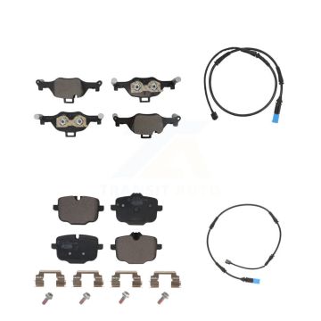 Front Rear Ceramic Disc Brake Pads And Wear Sensor Kit For BMW X5 X6 With Standard Brakes KTW-101658