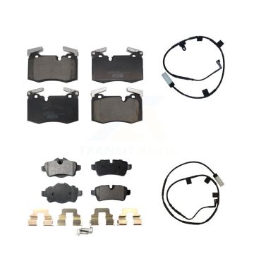 Front Rear Ceramic Disc Brake Pads And Wear Sensors Kit For Mini Cooper KTW-101677