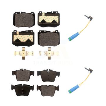 Front Rear Ceramic Disc Brake Pads And Wear Sensors Kit For Mercedes-Benz GLC300 KTW-101679