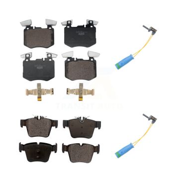 Front Rear Ceramic Disc Brake Pads And Wear Sensors Kit For Mercedes-Benz GLC300 KTW-101680