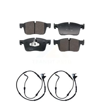 Front Ceramic Brake Pads Wear Sensor Kit For Land Rover Range Velar R-Dynamic S with 3.0L KTW-101682