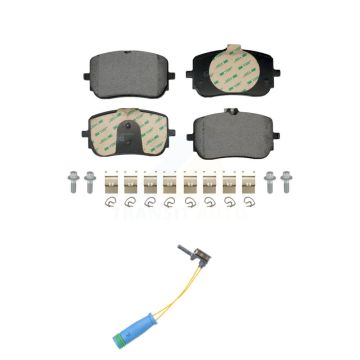 Front Ceramic Disc Brake Pads And Wear Sensors Kit For Mercedes-Benz A220 CLA250 KTW-101708