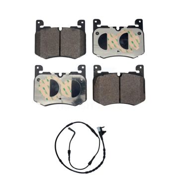 Front Ceramic Brake Pads Wear Sensor Kit For Land Rover Range Velar R-Dynamic S with 3.0L KTW-101715
