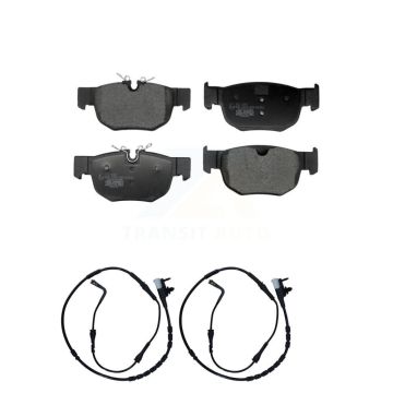 Rear Ceramic Disc Brake Pads And Wear Sensor Kit For Jaguar F-Pace Land Rover Range Velar KTW-101719
