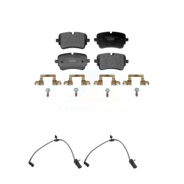 Rear Ceramic Disc Brake Pads And Wear Sensors Kit For Audi Q7 Q8 SQ8 SQ7 A8 Quattro S8 KTW-101728