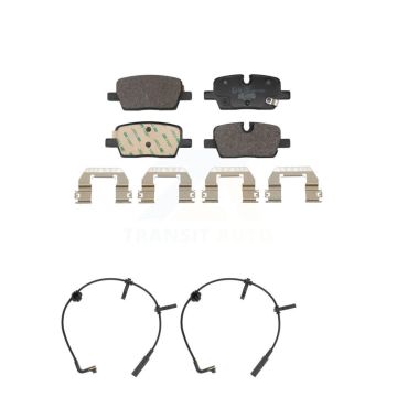 Rear Ceramic Disc Brake Pads & Wear Sensor Kit For 2020 Cadillac CT6 With Brembo Calipers KTW-101730