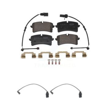Rear Ceramic Disc Brake Pads And Extra Wear Sensors Kit For Audi A7 Quattro S6 RS7 S7 KTW-101731