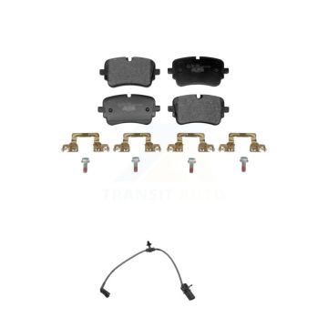 Rear Ceramic Disc Brake Pads And Wear Sensors Kit For Audi Q7 Q8 SQ8 SQ7 A8 Quattro S8 KTW-101744