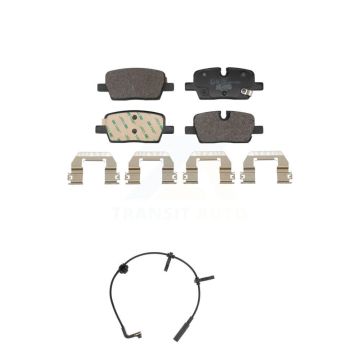 Rear Ceramic Disc Brake Pads & Wear Sensor Kit For 2020 Cadillac CT6 With Brembo Calipers KTW-101746