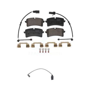 Rear Ceramic Disc Brake Pads And Extra Wear Sensors Kit For Audi A7 Quattro S6 RS7 S7 KTW-101747