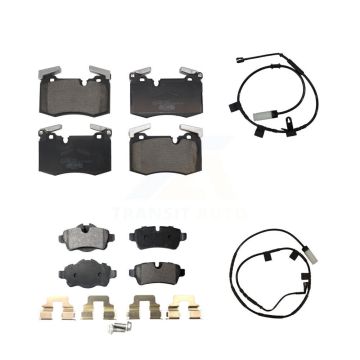 Front Rear Ceramic Disc Brake Pads And Wear Sensors Kit For Mini Cooper KTW-101761