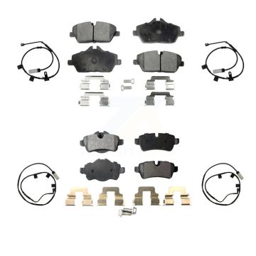 Front Rear Ceramic Disc Brake Pads And Wear Sensors Kit For Mini Cooper KTW-101768