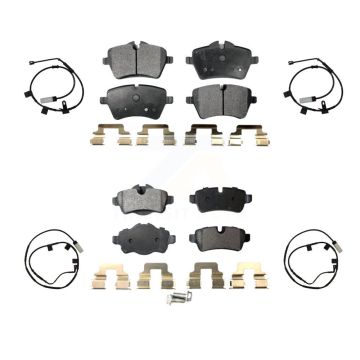 Front Rear Ceramic Disc Brake Pads And Wear Sensors Kit For Mini Cooper KTW-101769