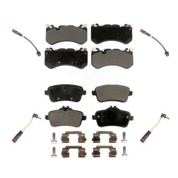 Front Rear Ceramic Brake Pads & Wear Sensor Kit For 2014-2015 Mercedes-Benz GL63 AMG 5.5L KTW-101775